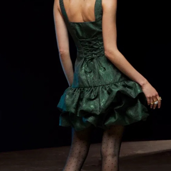 NWOT & OTHER STORIES SLEEVELESS BUBBLE MINI DRESS - Picture 3 of 8